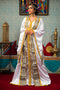 White morrocon designer kaftan