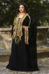 Black islamic kaftan