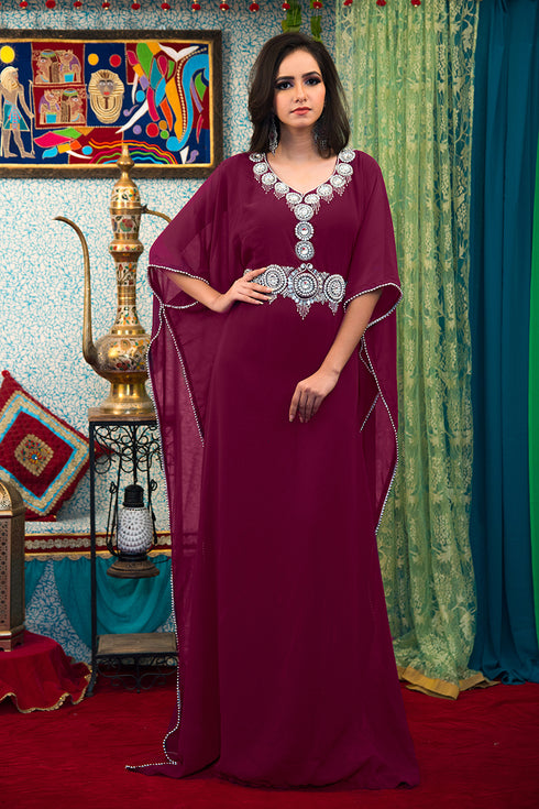 Violet israeli kaftan