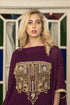 Violet arabic style hand made kaftan