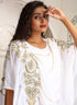 White islamic designer kaftan for women arabic wedding dresses