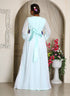 Women dubai embroidery kaftan designer islamic partywear kaftan