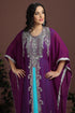 Blue and purple exclusive kaftans designer caftan