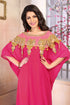 Pink designer kaftan for women