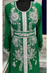 Seagreen arabic designer handmade kaftan