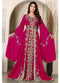 Pink islamic wedding designer arabic maxi hand beaded dubai ladies long sleeve moroccan arabic party wear kaftan