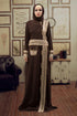 Brown and Beige Trendy Abaya