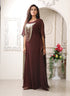 Arabic designer womens embroidery takchita maxi style kaftan