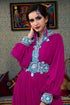 Purple partywear kaftan