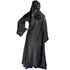 Black plain art silk abaya