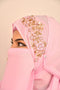 wrap my hijab baby pink bridal hijab with naqab