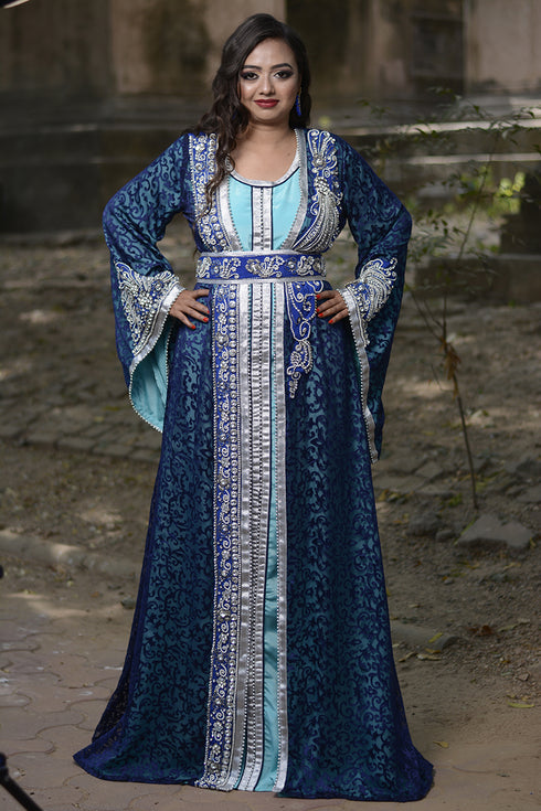 Designer moroccan wedding kaftan