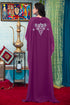 Purple arabic designer kaftan