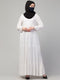 Multi layered abaya dress in rayon fabric for summers