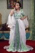 White designer wedding kaftan