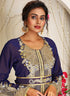 Dark blue israeli takchita party wear kaftan moroccan caftan women