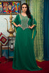 Sea green georgette kaftan