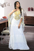 Modest free size kaftan off white