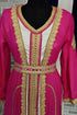 Pink designer takchita maxi moroccan wedding kaftan for womens