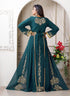 Arabic bottle green wedding designer moroccan kaftan