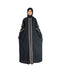 Black Embroidered Chiffon Eid Abaya