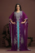 Blue and purple exclusive kaftans designer caftan