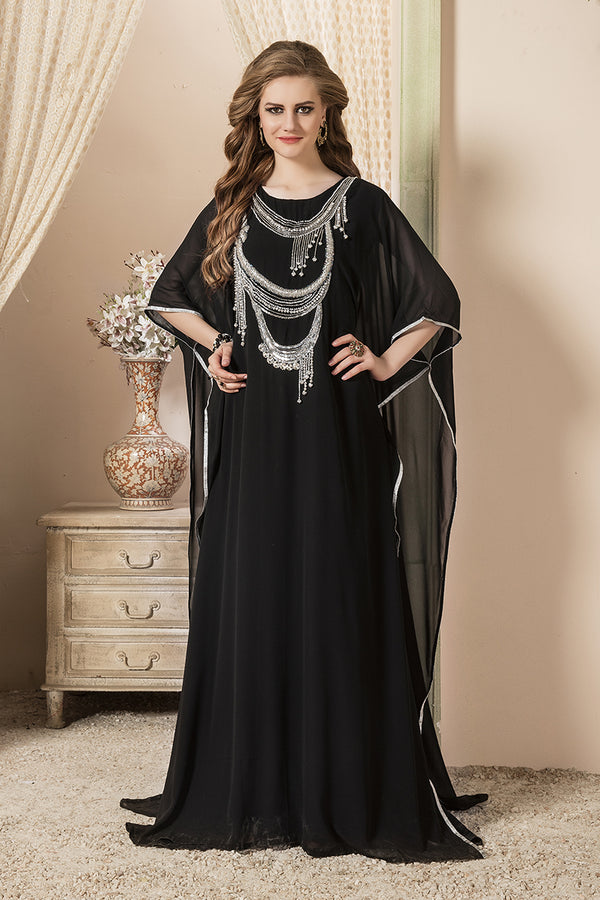 Black designer kaftan