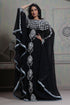 Fancy black georgette islamic wedding kaftan