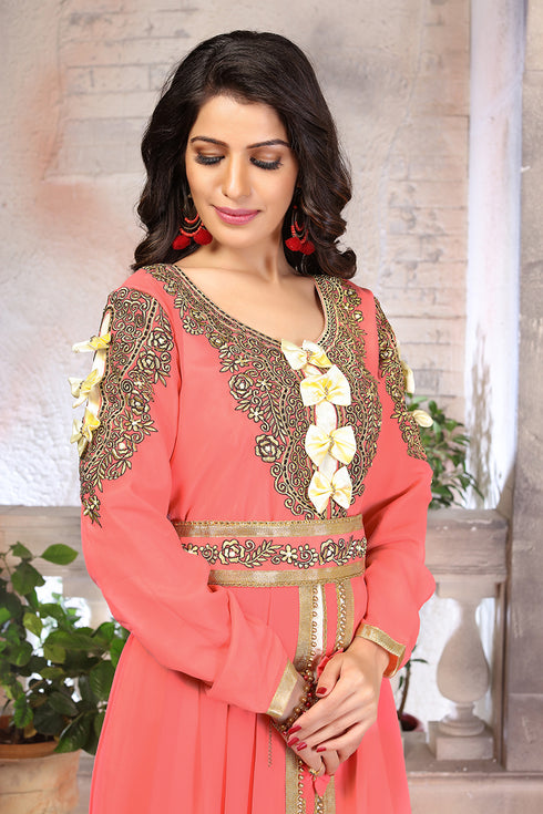 Woman moroccan style kaftan