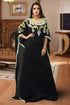 Black modest free size kaftan