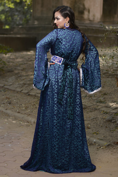 Designer moroccan wedding kaftan
