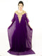 Purple Georgette Stone Work Kaftan