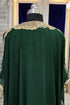 Dark green modest kaftan stylish kaftan
