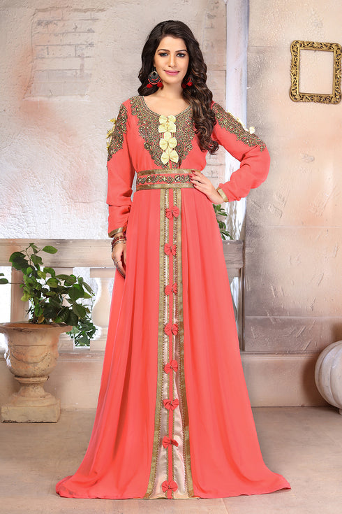 Woman moroccan style kaftan