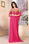 Pink designer kaftan for women