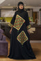 Modest muslim black evening Abaya