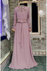 Moroccan islamic gleaming party wear fancy flower work kaftan
