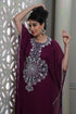 Purple designer partywear caftan