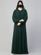 Occasion wear modest dress with umbrella flare and frills