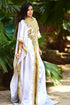 Smart white designer arabic caftan dress