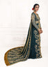 Bottle green good looking wedding hand beaded long sleeve maxi arabic moroccan islamic designer takchita kaftan