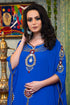 Blue partywear designer kaftan