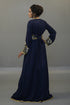 Morrocon style dark blue kaftan