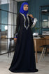 Black embroidered Abaya