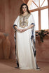 Off white handmade kaftan formal dress kaftan