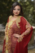 Maroon designer israeli kaftan
