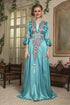 Sea green moroccan kaftan