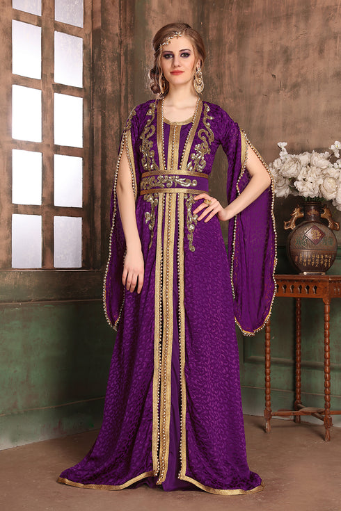 Violet takchita designer kaftan