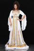 Wedding takchita white moroccan kaftan