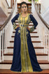 Morrocon style dark blue kaftan